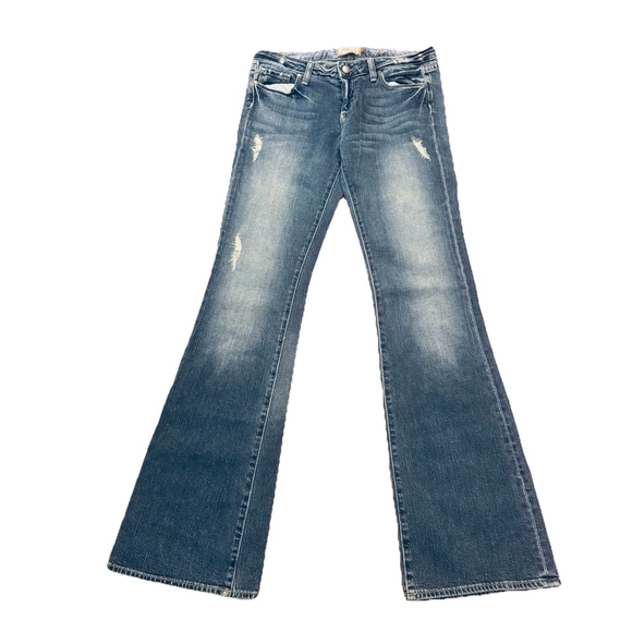 Paige Denim - New Paige Laurel Canyon Jeans Size:29 Boot Cut Low Rise Dark Wash Denim